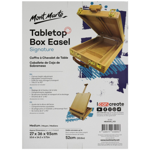 Sztaluga Stołowa Tablet Top Box Medium Mont Marte