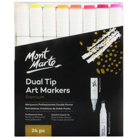 Zestaw Marker Alkoholowe Dual Mont Marte 24SZT