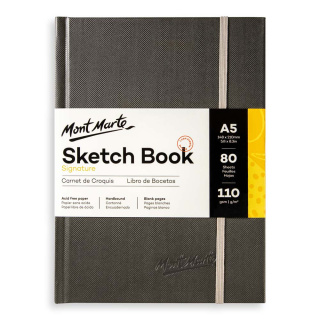 Blok Sketch Book Signature Mont Marte A5 80 Stron, 110gsm