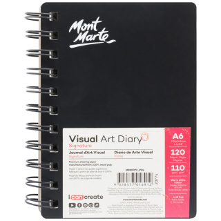 Blok Visual ART Szkicownik Spirala Mont Marte A6 120 Stron, 110gsm