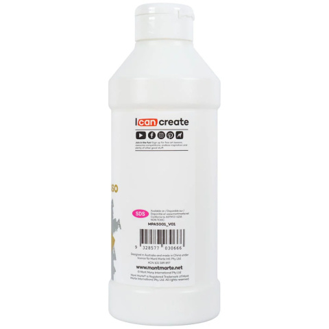 Gesso Białe Teksturowe Mont Marte 500ML