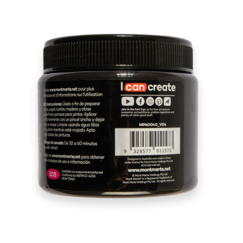 Gesso Czarne Mont Marte 500ML