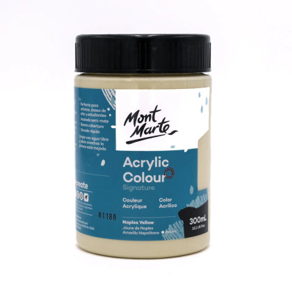 Farba Akrylowa Signature Mont Marte 300ML Naples Yellow