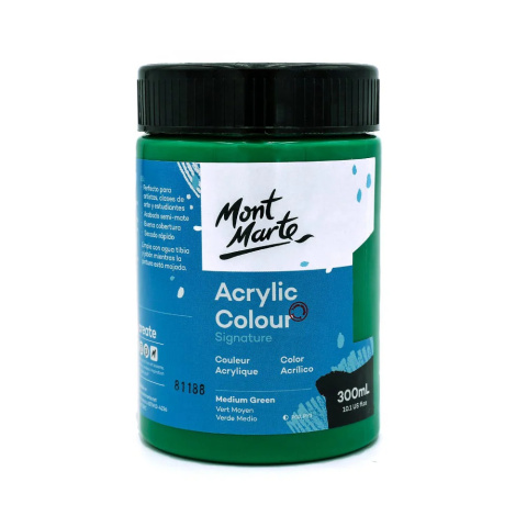 Farba Akrylowa Signature Mont Marte 300ML Mid Green