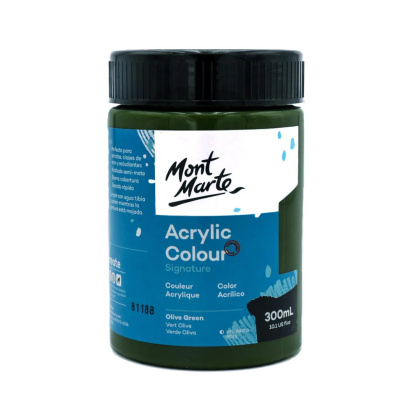 Farba Akrylowa Signature Mont Marte 300ML Monstral Olive Green