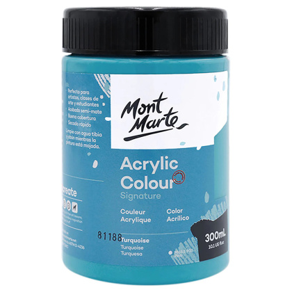 Farba Akrylowa Signature Mont Marte 300ML Turquoise