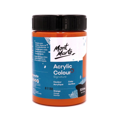 Farba Akrylowa Signature Mont Marte 300ML Orange