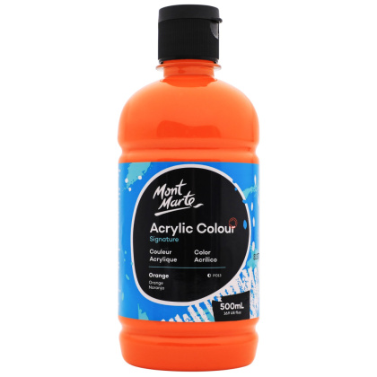 Farba Akrylowa Signature Mont Marte 500ML Orange