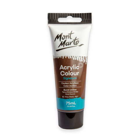 Farba Akrylowa Signature Mont Marte 75ML Burnt Umber