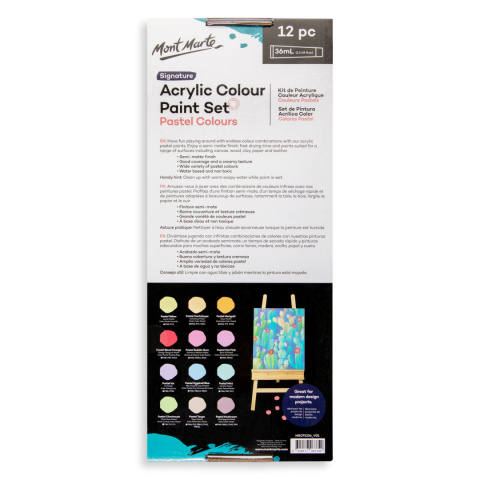 Zestaw Akryli Pastel Mont Marte 12x36ML