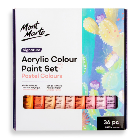 Zestaw Akryli Pastel Mont Marte 36x36ML