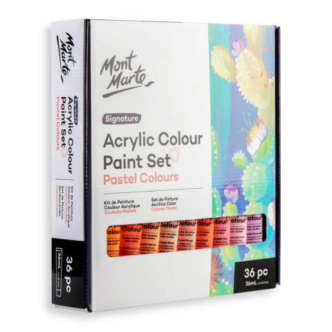 Zestaw Akryli Pastel Mont Marte 36x36ML