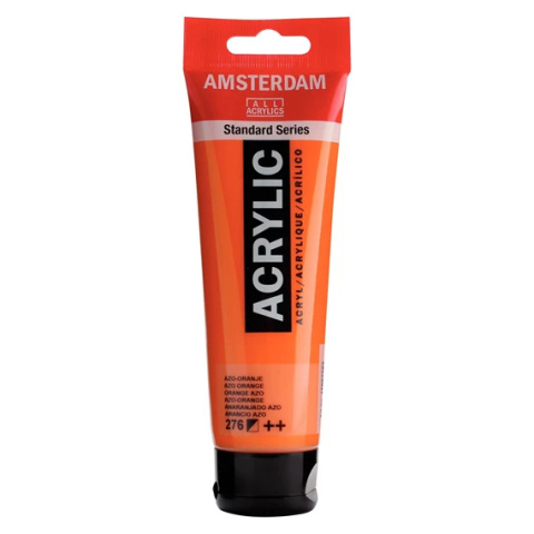 Amsterdam Standard Series Akrylowa Tuba 120 ml Azo Orange 276