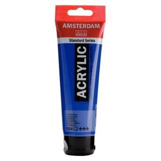 Amsterdam Standard Series Akrylowa Tuba 120 ml Ultramarine 504