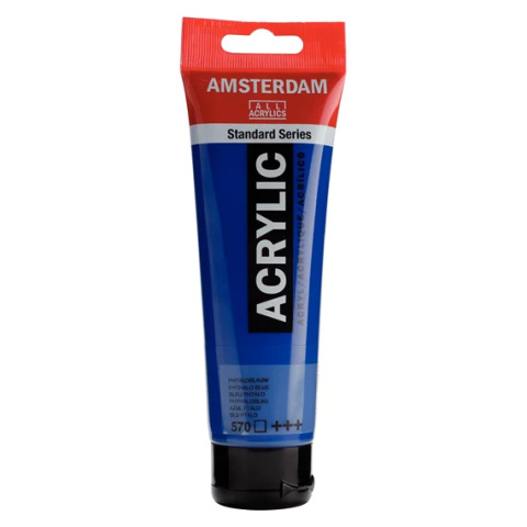 Amsterdam Standard Series Akrylowa Tuba 120 ml Phthalo Blue 570