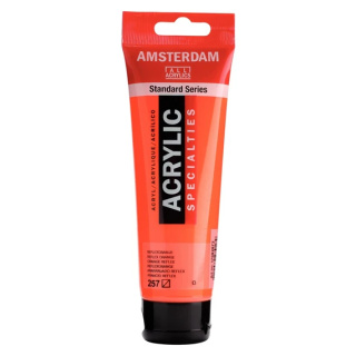 Amsterdam Standard Series Akrylowa Tuba 120 ml Reflex Orange 257