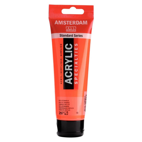 Amsterdam Standard Series Akrylowa Tuba 120 ml Reflex Orange 257