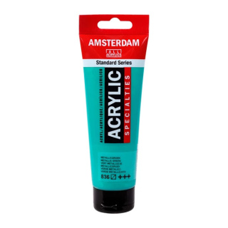 Amsterdam Standard Series Akrylowa Tuba 120 ml Metallic Green 836