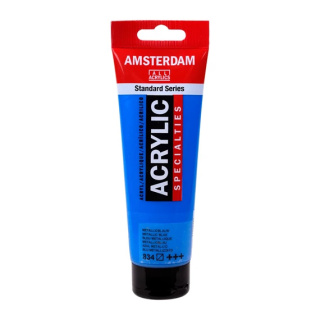 Amsterdam Standard Series Akrylowa Tuba 120 ml Metallic Blue 834