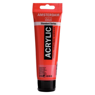 Amsterdam Standard Series Akrylowa Tuba 120 ml Pyrrole Red 315