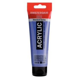 Amsterdam Standard Series Akrylowa Tuba 120 ml Ultramarine Violet Light 519