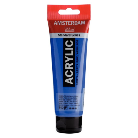 Amsterdam Standard Series Akrylowa Tuba 120 ml Cobalt Blue (Ultramarine) 512