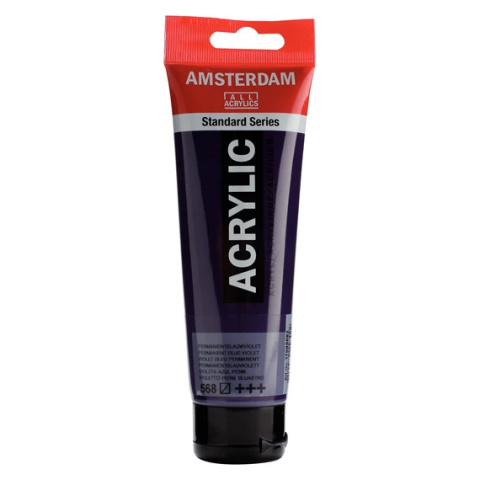 Amsterdam Standard Series Akrylowa Tuba 120 ml Permanent Blue Violet 568