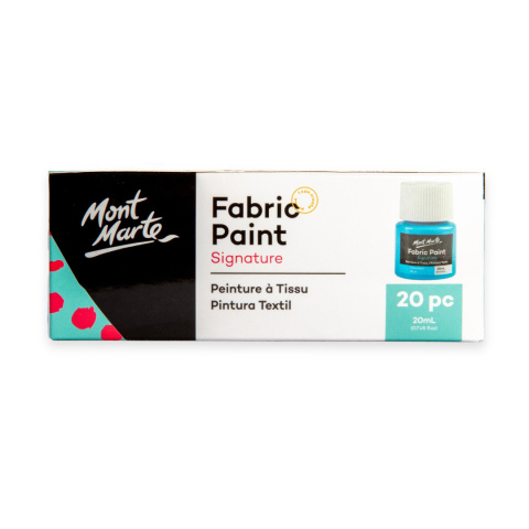 Zestaw Farb Do Tkanin Mont Marte 20x20ML