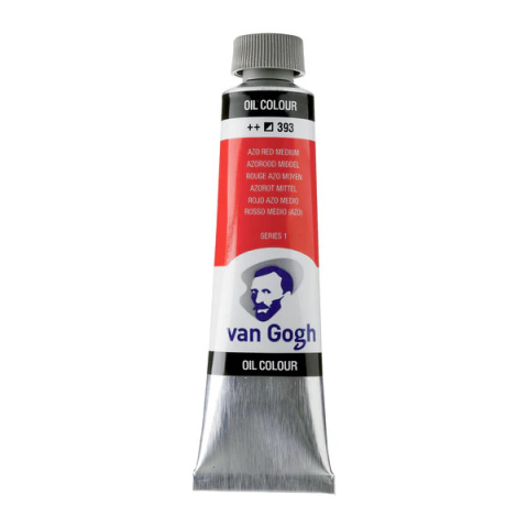 Van Gogh Oil Colour Azo Red Medium 393 40 ml Van Gogh Oil Colour Azo Red Medium 393 40 ml