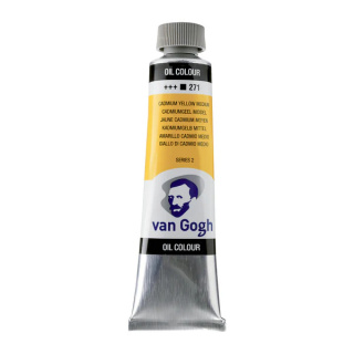 Van Gogh Oil Colour Tube Cadmium Yellow Medium 271 40 ml