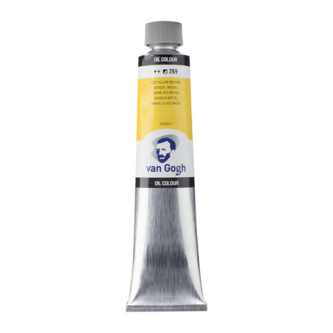 Van Gogh Oil Colour Tube Azo Yellow Medium 269 200 ml Van Gogh Oil Colour Tube Azo Yellow Medium 269 200 ml
