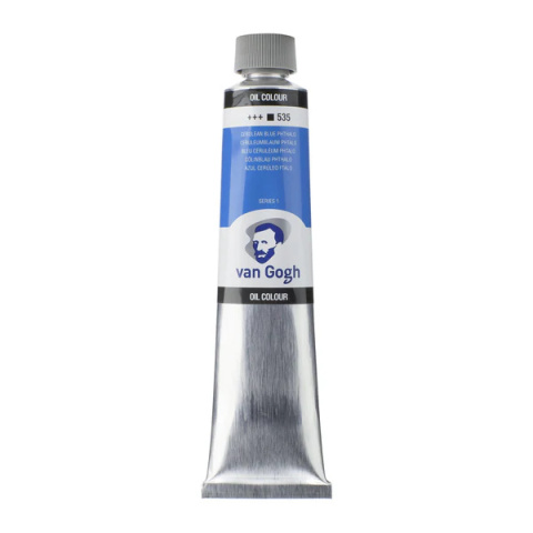 Van Gogh Oil Colour Tube Cerulean Blue (Phthalo) 535 200 ml Van Gogh Oil Colour Tube Cerulean Blue (Phthalo) 535 200 ml