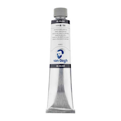 Van Gogh Oil Colour Tube Zinc White (Safflower Oil) 104 200 ml Van Gogh Oil Colour Tube Zinc White (Safflower Oil) 104 200 ml