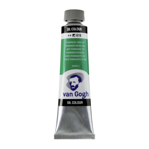 Van Gogh Oil Colour Permanent Green Deep 619 40 ml Van Gogh Oil Colour Permanent Green Deep 619 40 ml