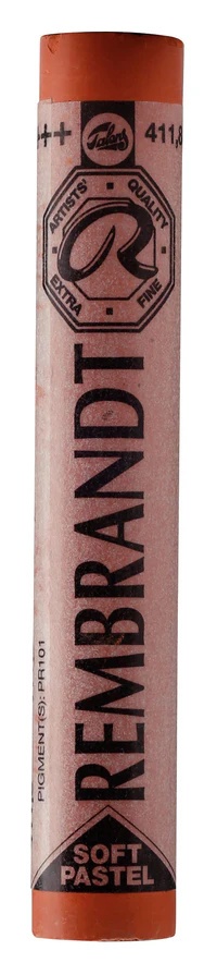 Rembrandt Soft Pastel Burnt Sienna 411.8 Rembrandt Soft Pastel Burnt Sienna 411.8