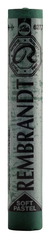 Rembrandt Soft Pastel Cinnabar Green Deep 627.7