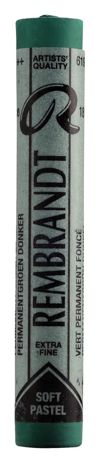 Rembrandt Soft Pastel Permanent Green Deep 619.5