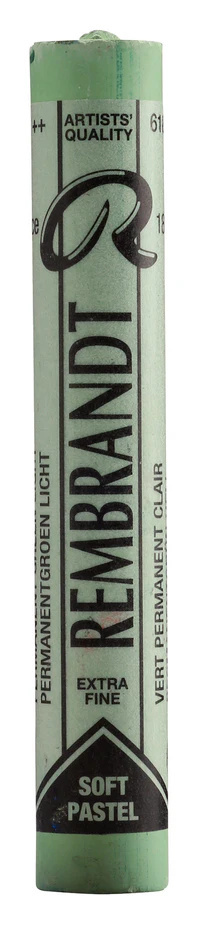 Rembrandt Soft Pastel Permanent Green Light 618.9 Rembrandt Soft Pastel Permanent Green Light 618.9